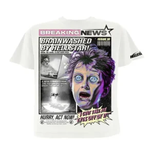 Hellstar Breaking News T-Shirt the front side