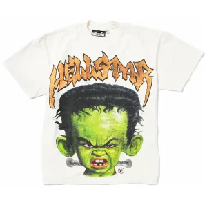 Hellstar Frankenkid T-shirt White | dripheat.com