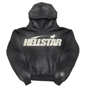 Hellstar Uniform Hoodie ‘Black’ the front side