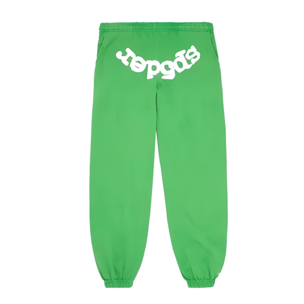 Sp5der Websuit Sweatpant Green the front side