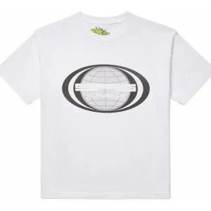 Sp5der Jumbo Globe Tee White the front side