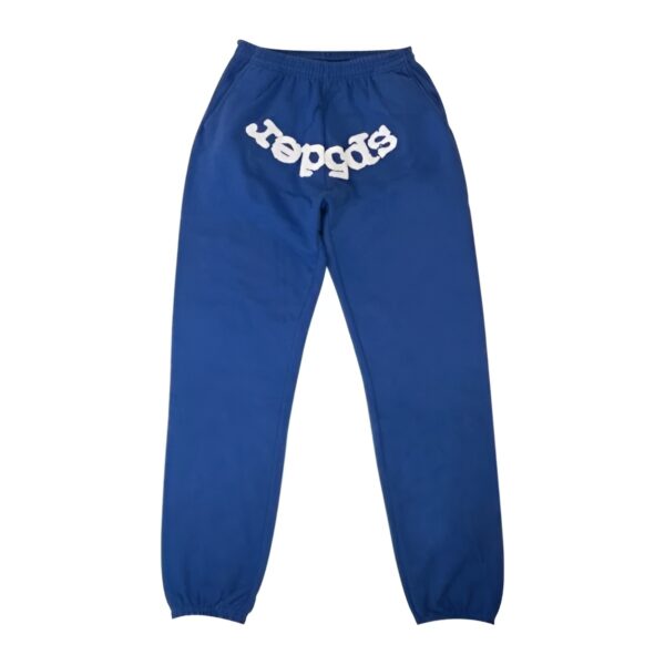 Sp5der Websuit Sweatpant Blue the front side