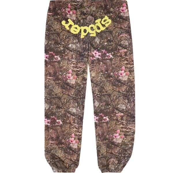 Sp5der Real Tree OG Web Sweatpants Camo the front side
