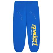 Sp5der TC Sweatpants Blue the front side