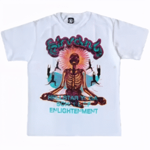 Hellstar Studios Skeleton White Tee | dripheat.com