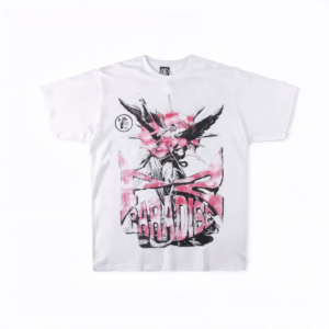 White & Black Hellstar Paradise Bigger Than Satan Shirts the front side