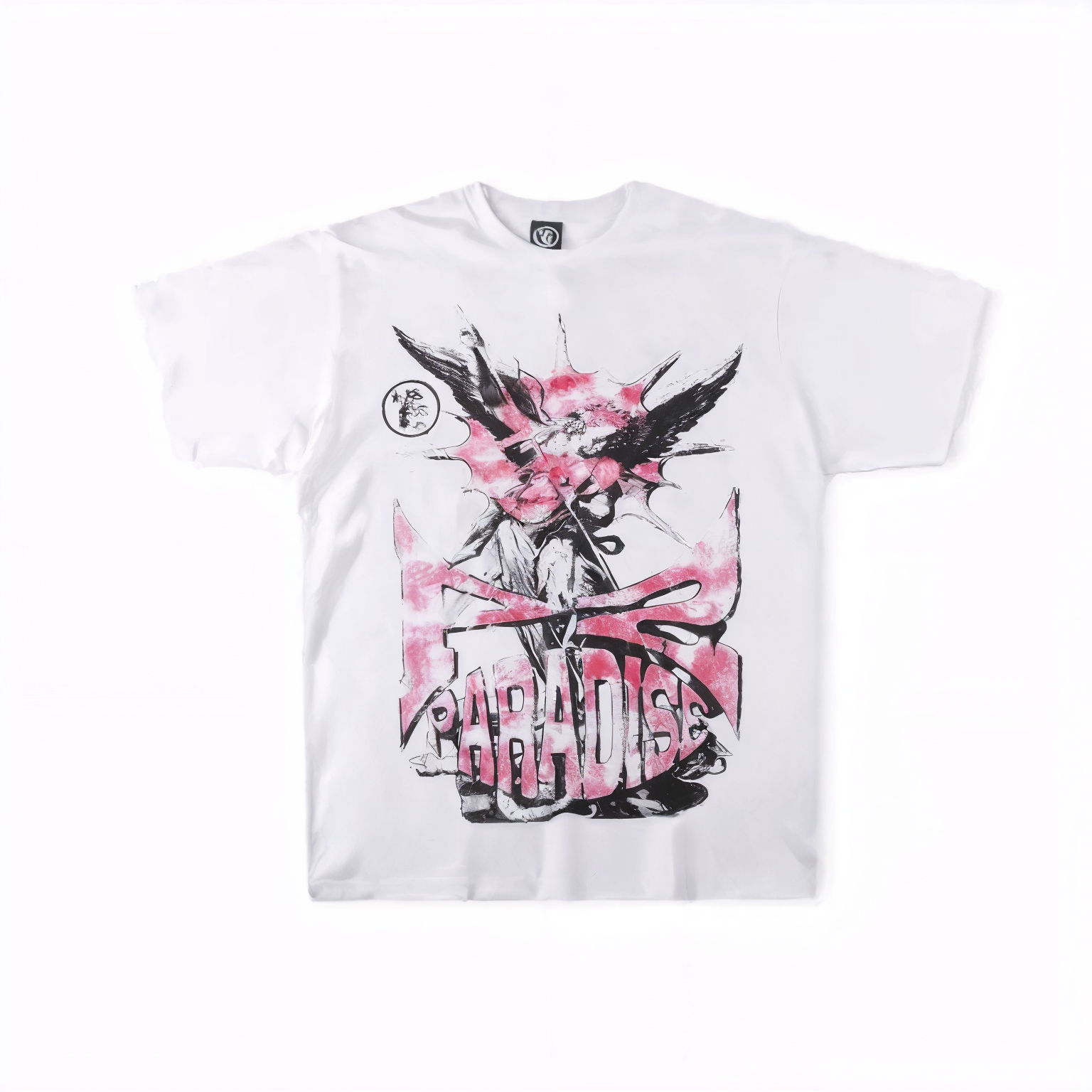 White & Black Hellstar Paradise Bigger Than Satan Shirts the front side