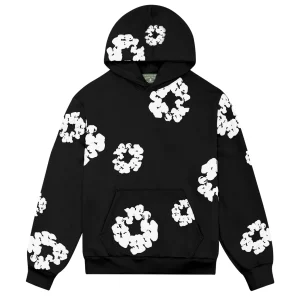 Denim Tears The Cotton Wreath Sweatshirt Black | dripheat.com
