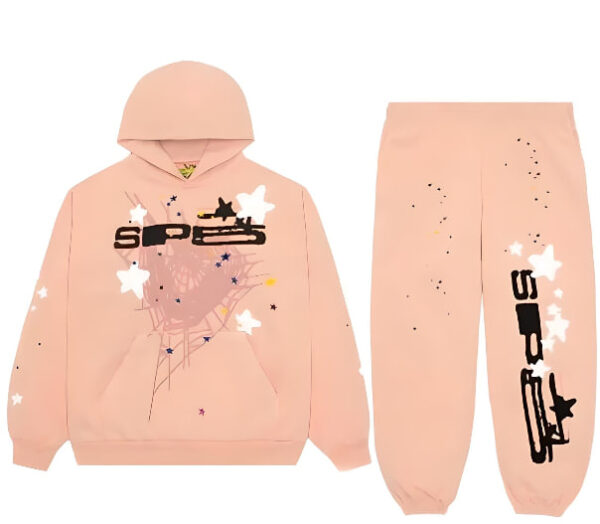 Sp5der SP5 Tracksuit Bellini the front side 1