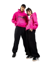 Sp5der P*NK Hoodie Pink - Image 3