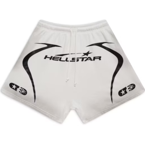 Hellstar Warm Up Shorts White | dripheat.com