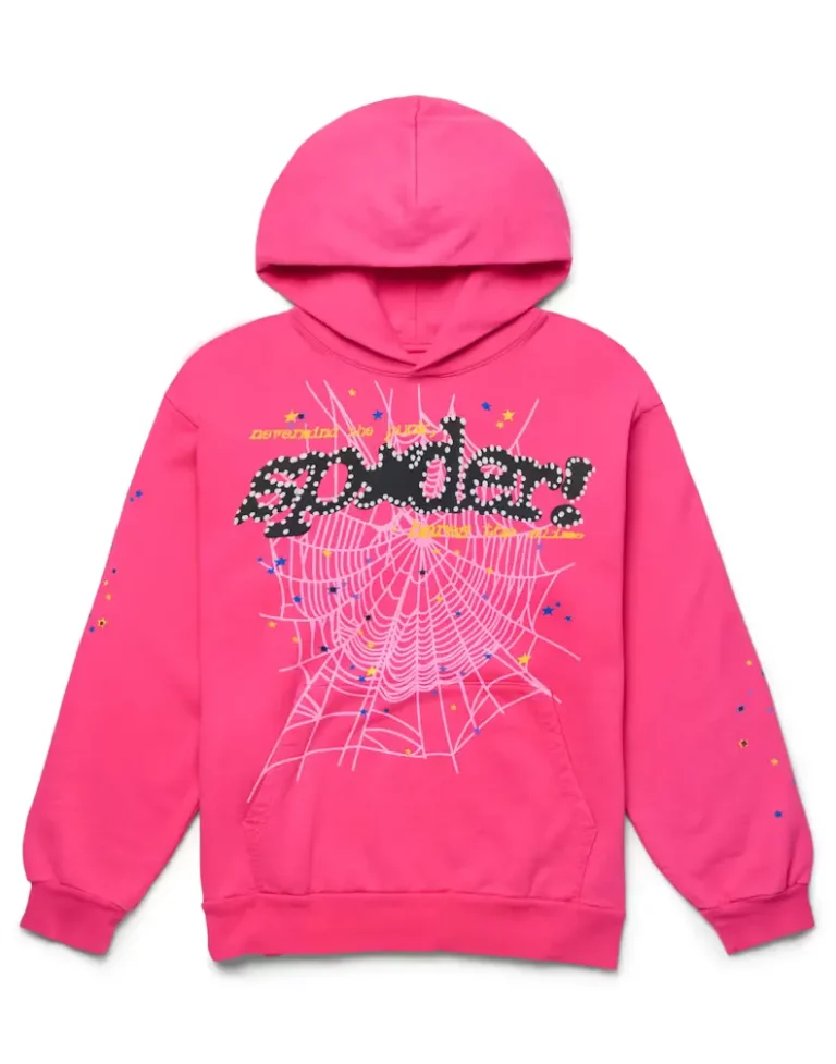 Sp5der P*NK V2 Hoodie Pink | dripheat.com