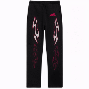 Hellstar Sports Future Flame Sweatpants Black | dripheat.com