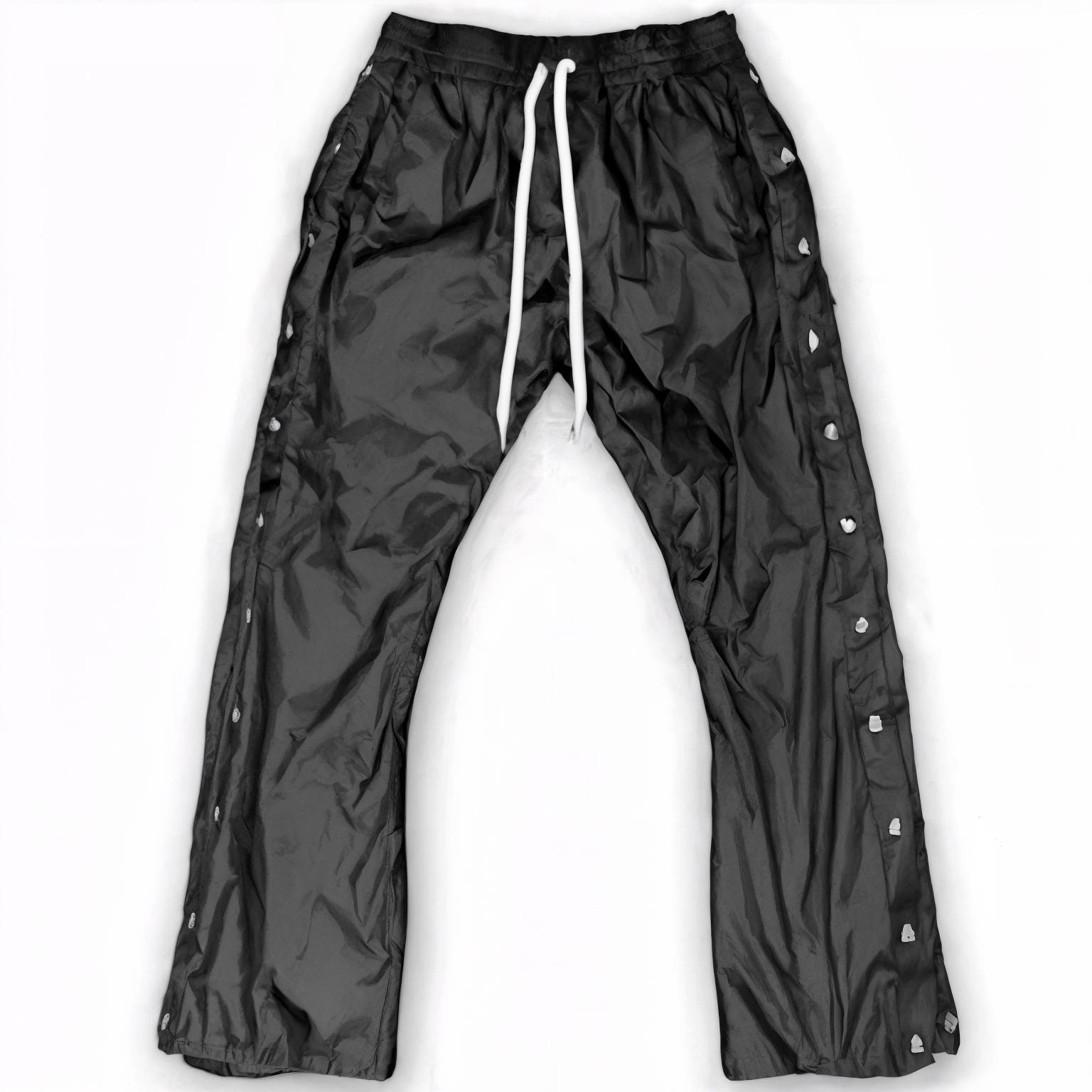 Hellstar-Waxed-Nylon-Pants-Black