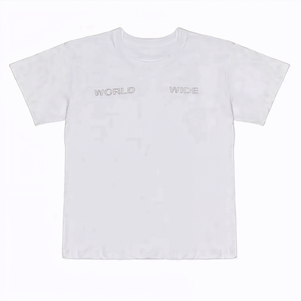 Sp5der-Wide-T-shirt-White Front Side
