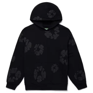 Denim Tears The Cotton Wreath Sweatshirt Black Monochrome | dripheat.com
