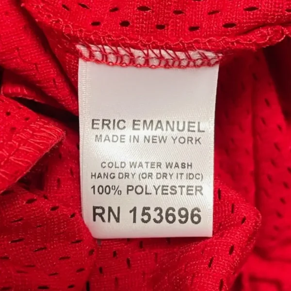 Eric Emmanuel EE Basic Mesh Shorts (Red) - Image 3