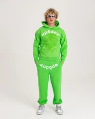 Sp5der Legacy Hoodie Green 4 | dripheat.com
