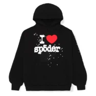 Sp5der Souvenir Hoodie Black : main | dripheat.com