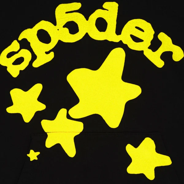 Sp5der Beluga Hoodie Onyx/Yellow 2 | dripheat.com