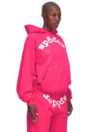 Sp5der Legacy Hoodie Pink 5 | dripheat.com