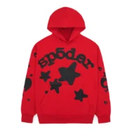 Sp5der Beluga Hoodie Red | dripheat.com