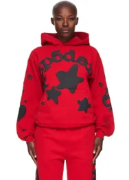 Sp5der Beluga Hoodie Red 3 | dripheat.com