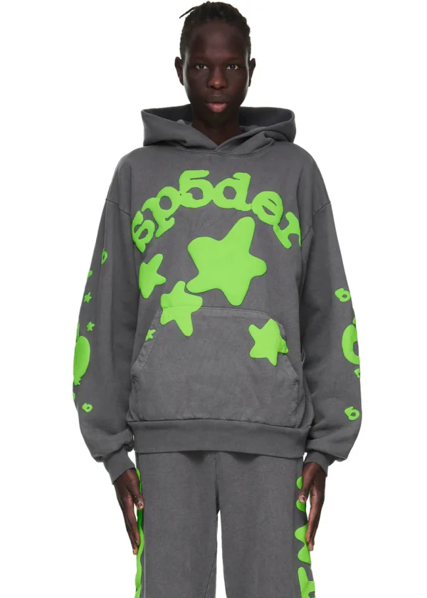 Sp5der Beluga Hoodie Slate Grey 3 | dripheat.com