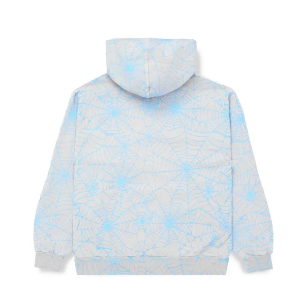 Sp5der AOP Web Hoodie Heather Grey 3 | dripheat.com