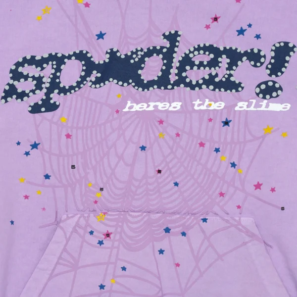 Sp5der Acai Hoodie Purple 2 | dripheat.com