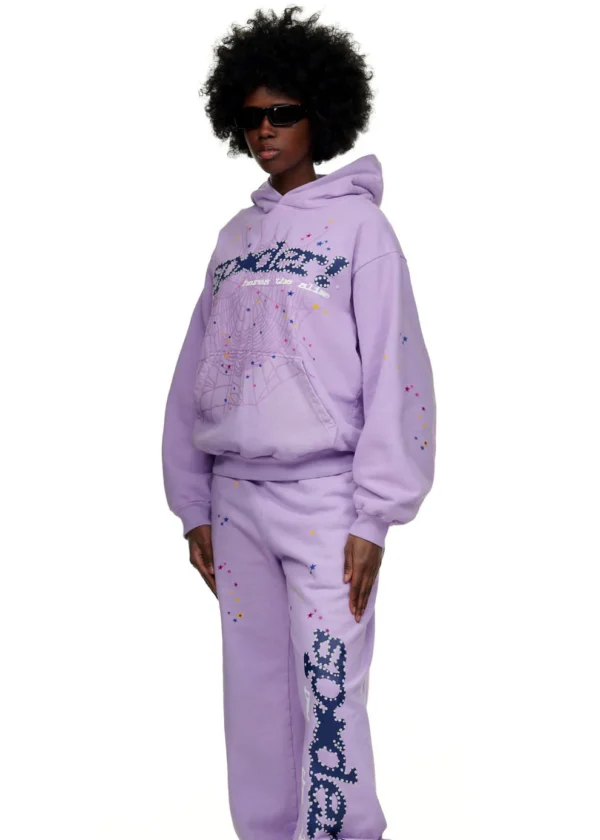 Sp5der Acai Hoodie Purple 6 | dripheat.com