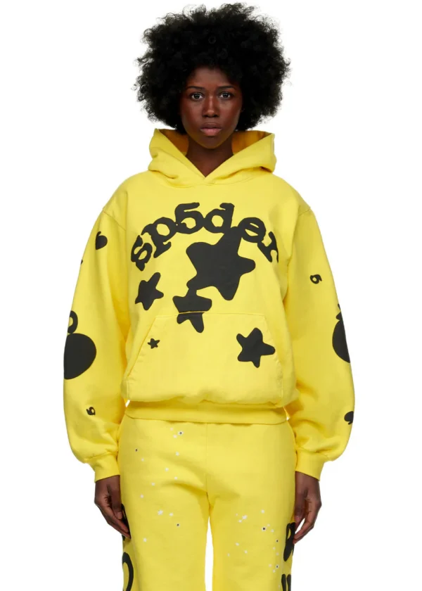 Sp5der Beluga Hoodie Gold 4 | dripheat.com