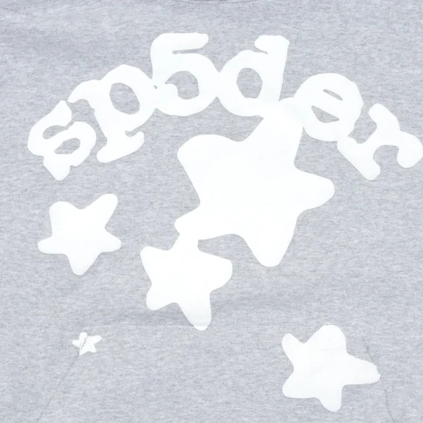 Sp5der Beluga Hoodie Heather Grey 2 | dripheat.com