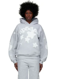 Sp5der Beluga Hoodie Heather Grey 4 | dripheat.com