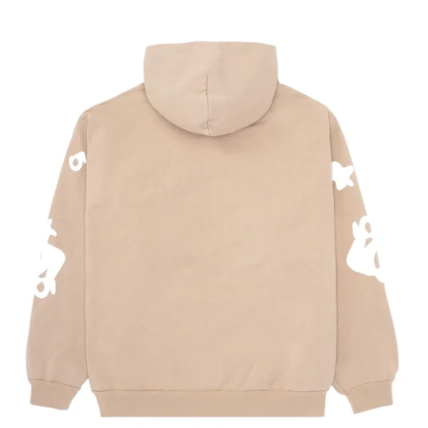 Sp5der Beluga Hoodie Light Brown 3 | dripheat.com