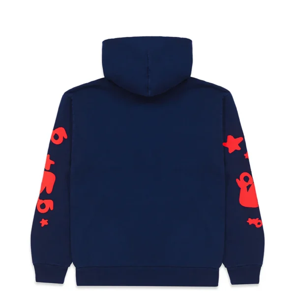 Sp5der Beluga Hoodie Navy 2 | dripheat.com