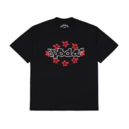 Sp5der Black Warped Tee : main | dripheat.com