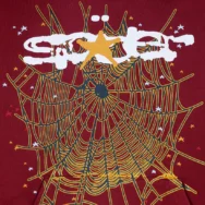 Sp5der Logo Hoodie Maroon 2 | dripheat.com