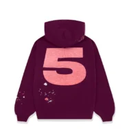 Sp5der Nocturnal Highway Hoodie Dark Purple 3 | dripheat.com