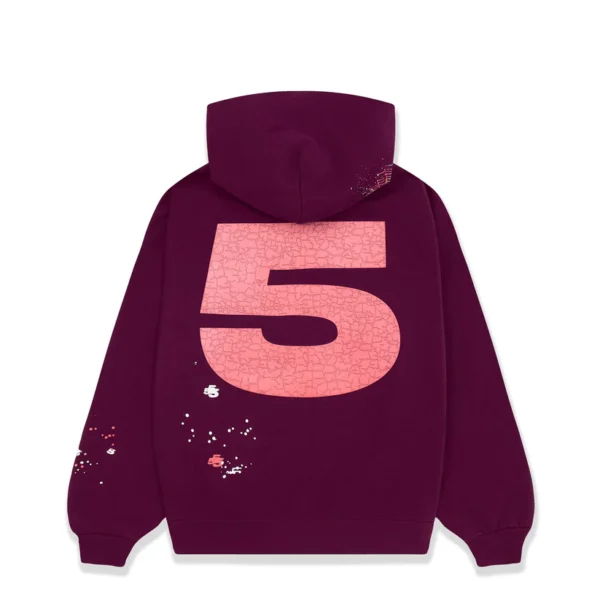 Sp5der Nocturnal Highway Hoodie Dark Purple 3 | dripheat.com