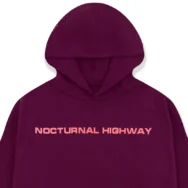 Sp5der Nocturnal Highway Hoodie Dark Purple 2 | dripheat.com