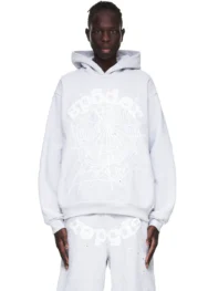 Sp5der OG Web Hoodie Heather Grey 3 | dripheat.com
