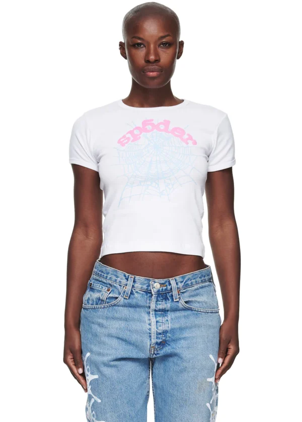 Sp5der Og Web Baby T-shirt White 3 | dripheat.com