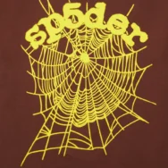 Sp5der Og Web Tee Brown 2 | dripheat