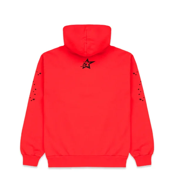 Sp5der P*NK V2 Hoodie Red 3 | dripheat.com