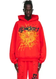 Sp5der P*NK V2 Hoodie Red 4 | dripheat.com
