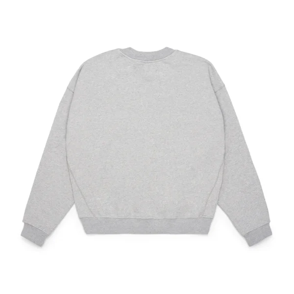 Sp5der Varsity Web Crewneck Heather Grey 3 | dripheat.com