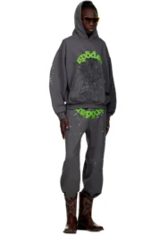 Sp5der Wait Web Hoodie Slate Grey 3 | dripheat.com