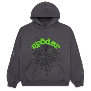 Sp5der Wait Web Hoodie Slate Grey : main | dripheat.com