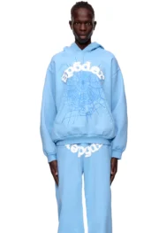 Sp5der Web Hoodie Blue 4 | dripheat.com